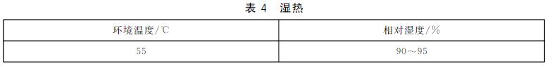 湿热试验要求